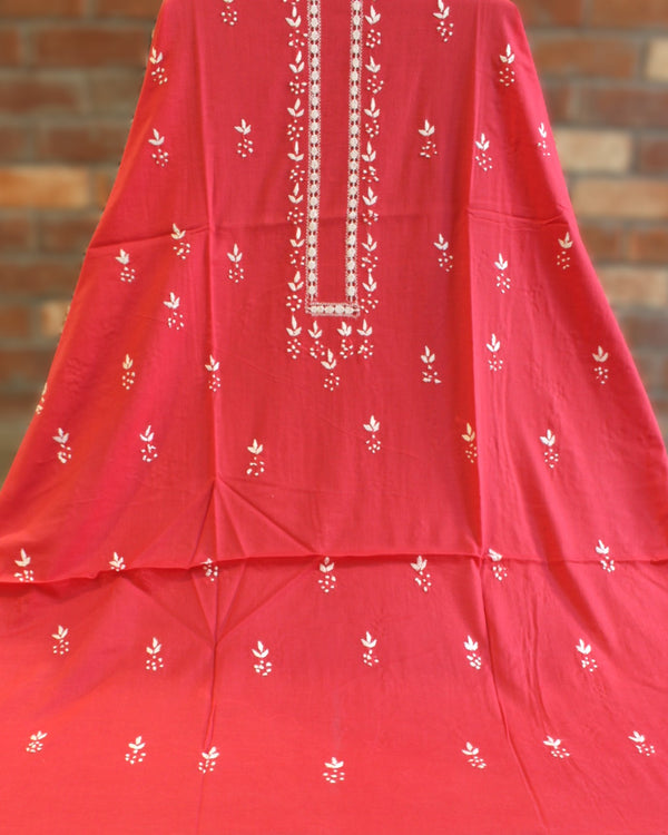 CORAL GLEAM - LAWN - TARKASHI KURTA - 0535
