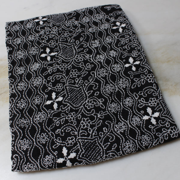 Black - Chikankari - Kurta