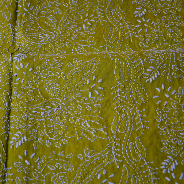 Olive - Chikankari - Kurta