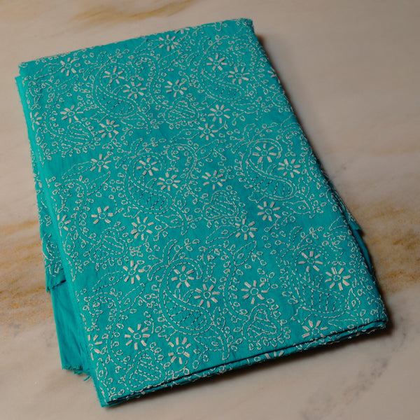 Bermuda Green - Chikankari - Kurta