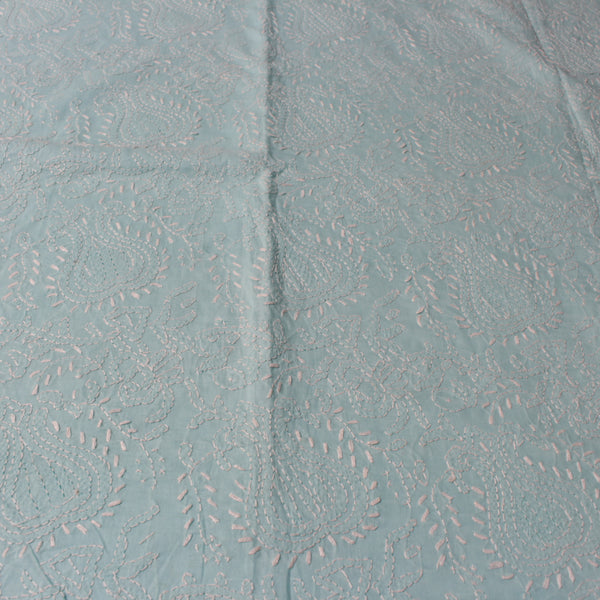 Smoked Blue - Chikankari - Kurta