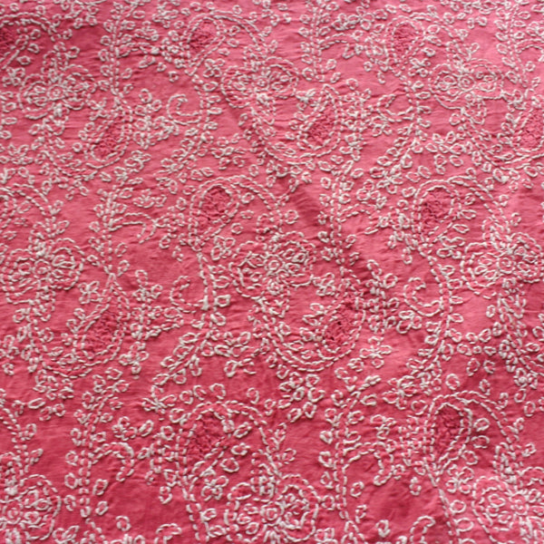Rouge Pink - Chikankari - Kurta