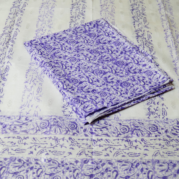 Lavender Lustre - Lawn - 2 PC - Block Printed