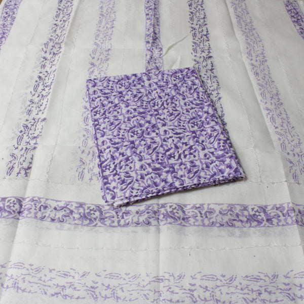 Luckily Lavender - Lawn - 2 pc - Block Printed