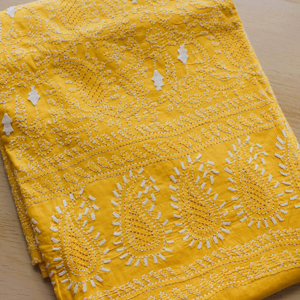 Mango - Kurta (with border) & Dupatta
