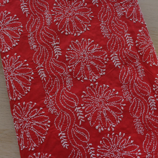 Crimson Red - Kurta & Dupatta