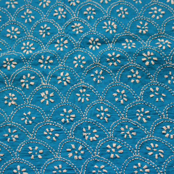 Pool Blue - Kurta + Dupatta