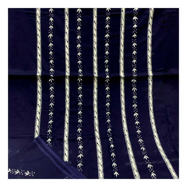 Navy - 3-PC Suit - (with tarkashi work)