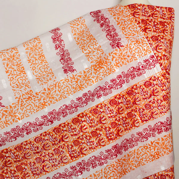 Sunset Garden - Lawn - 2 PC - Block Printed