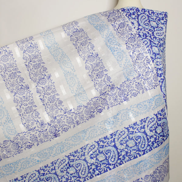 Bold & Blue - Lawn - 2 pc - Block Printed