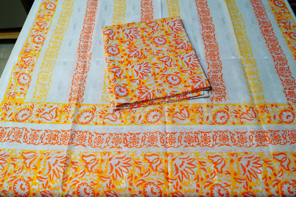 Very Citrusy - Lawn - Block Printed