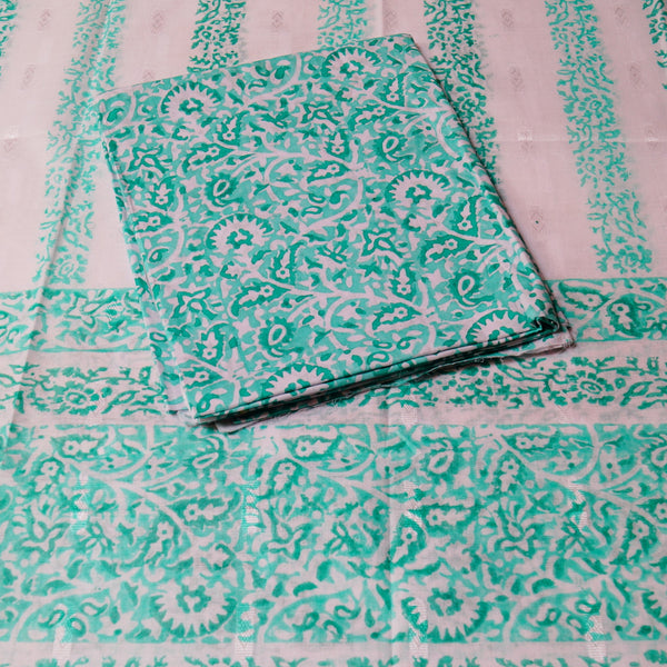 Ocean Feels - Lawn - 2 PC - Block Printed