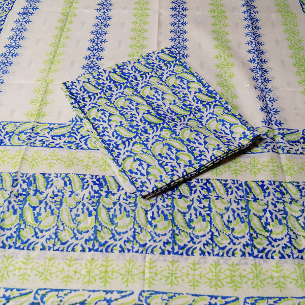 Paisley Meadow - Lawn - Block Printed