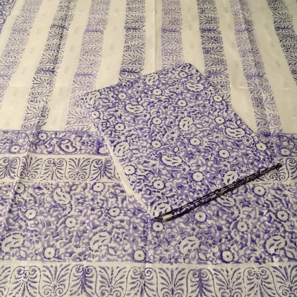 Lavender Luck - Lawn - Block Printed
