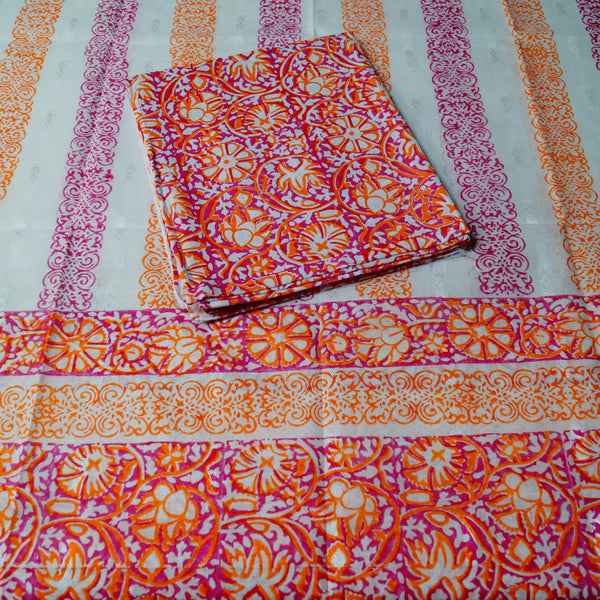 Citrus Ceremony - Lawn - Block Printed