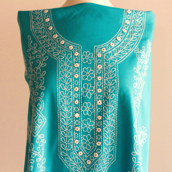 Caribbean - Lawn - Kurta (with neckline & light embroidery)