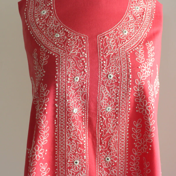 Carrot - Lawn - Kurta (with neckline & light embroidery)