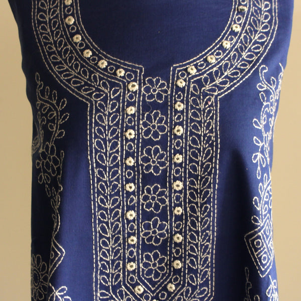 Azure - Lawn - Kurta (with neckline & light embroidery)