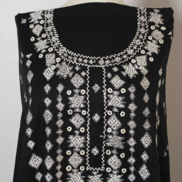 Black - Lawn Kurta (with mirror work)