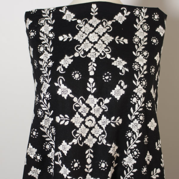 Black - Lawn Kurta (with mirror work)