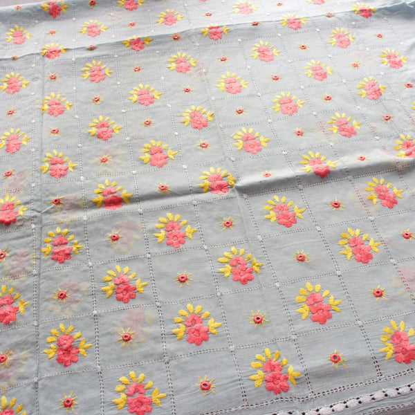 Powdered Blush - Kurta (Tarkashi with mirror work)