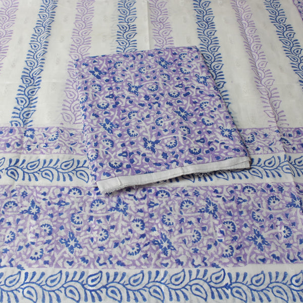 Lilac Luck - Lawn - 2 pc - Block Printed