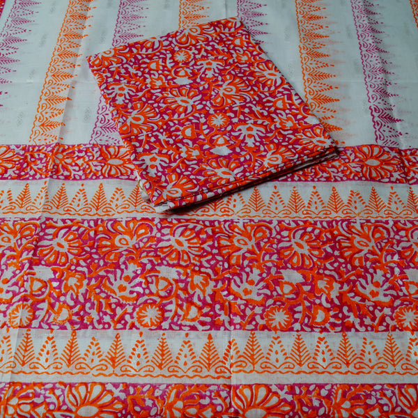 Flame & Fun - Lawn - Block Printed