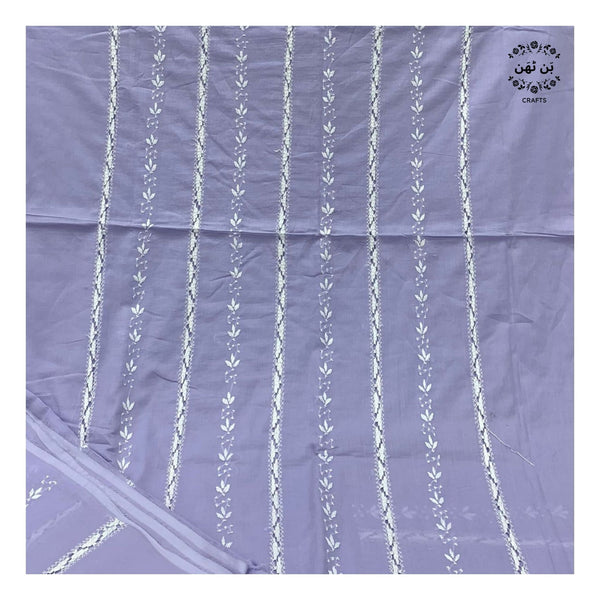 Lavender Lining - 3-PC Suit - (with tarkashi work)