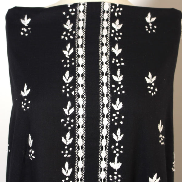 Black - Lawn - Tarkashi Kurta