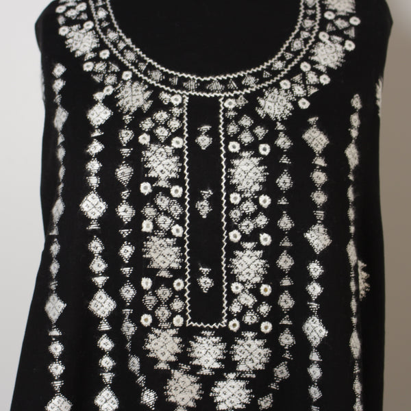 Black - Lawn Kurta (with mirror work)