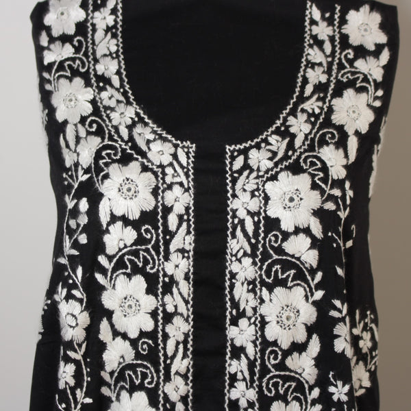 Black - Lawn Kurta (with mirror work)