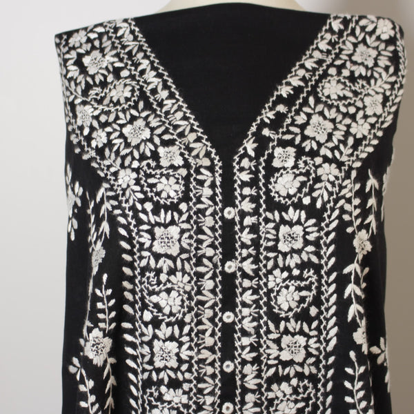 Black - Lawn Kurta (with mirror work)