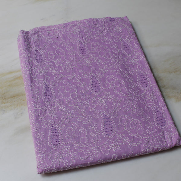 Lilac - Chikankari - Kurta & Dupatta