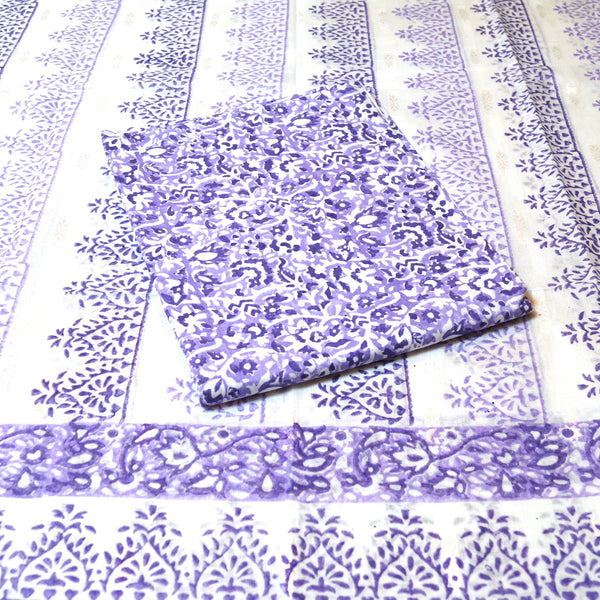 Lavender Lux - Lawn - 2 PC - Block Printed