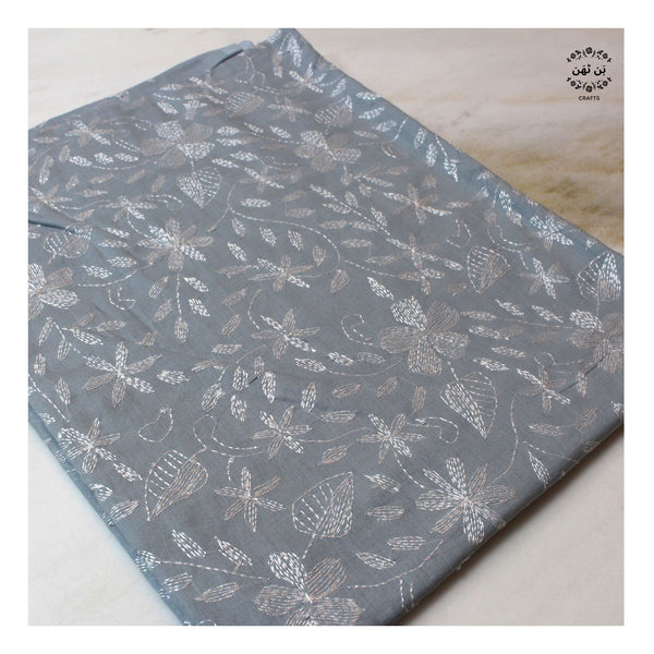 Silver Grey - Kanthakari - Kurta