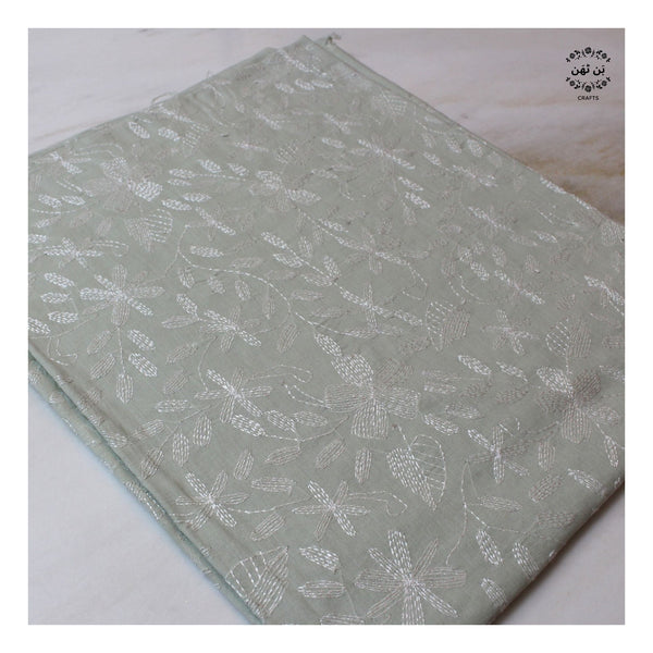 Silver Crest Green - Kanthakari - Kurta
