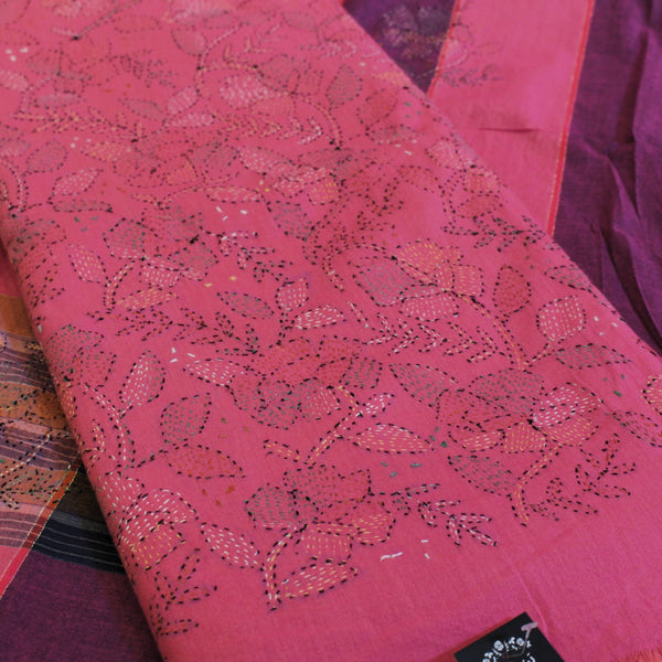 3-PC - KANTHA-KARI on KHADDAR - KV2-4004