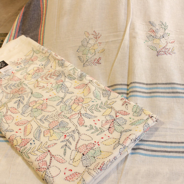 3-PC - KANTHA-KARI on KHADDAR - KV2-4007