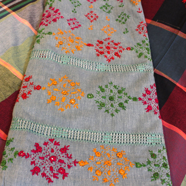 3-PC - AFGHANI TANKA on KHADDAR - KV4-4026