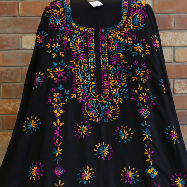 3-PC - LINEN - MIDNIGHT BLOSSOM SYMPHONY - 4104