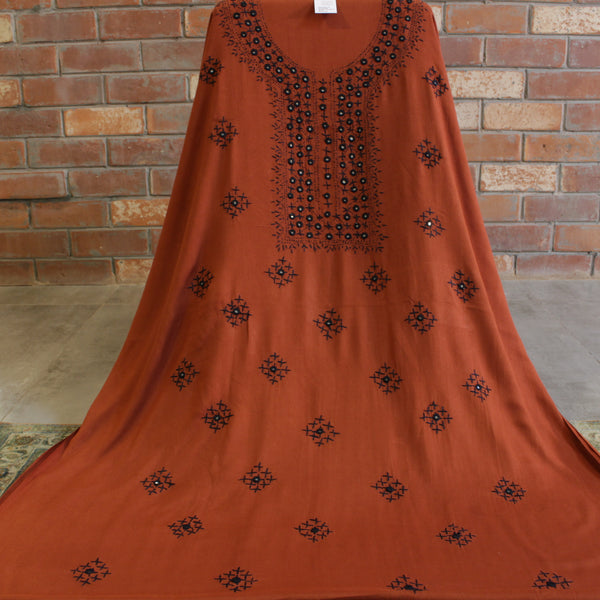 3-PC - LINEN - RUST - 4121