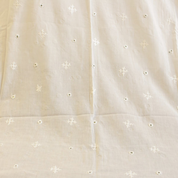 LAWN MIRROR WORK WIDE DUPATTA - 4142