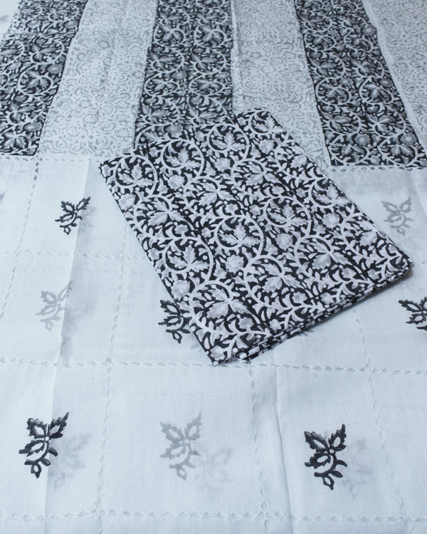 SILVER VINE - COTTON LAWN (with tarkashi dupatta) - 2 PC - 5008