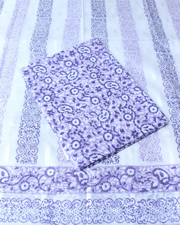 PURPLE BREEZE - COTTON LAWN - 2 PC - 5013