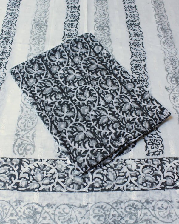 MIDNIGHT CREEPER - COTTON LAWN - 2 PC - 5023