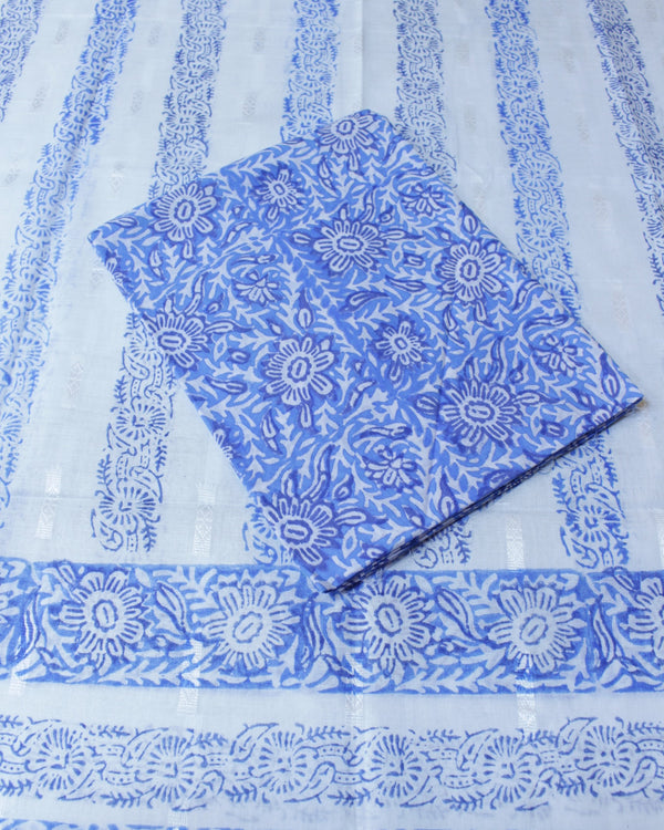 INDIGO GARDEN - COTTON LAWN - 2 PC - 5028