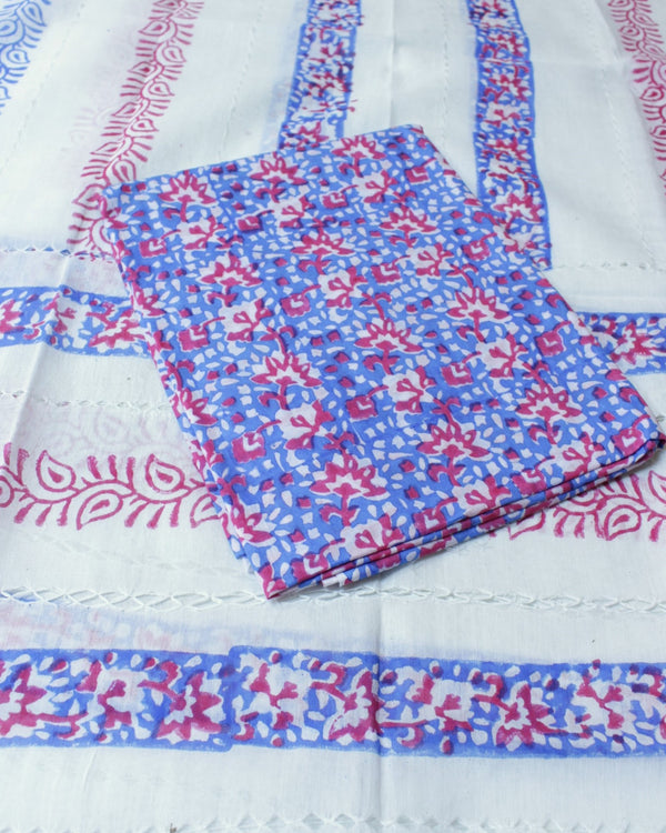 ELECTRIC BLOOM - COTTON LAWN (with tarkashi dupatta) - 2 PC - 5052