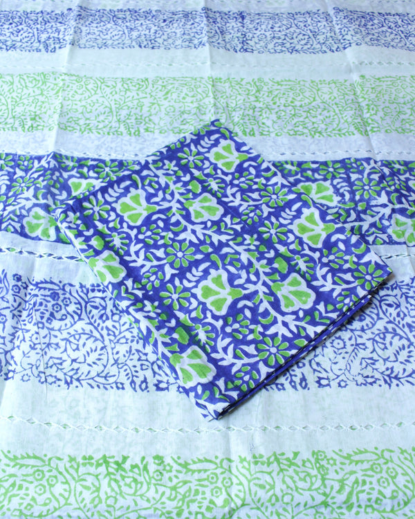 OCEAN CLOVER - COTTON LAWN (with tarkashi dupatta) - 2 PC - 5053