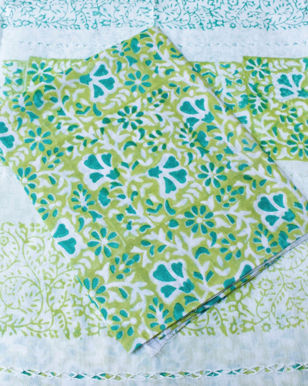 OLIVE BLOOM - COTTON LAWN - 2 PC - 5056