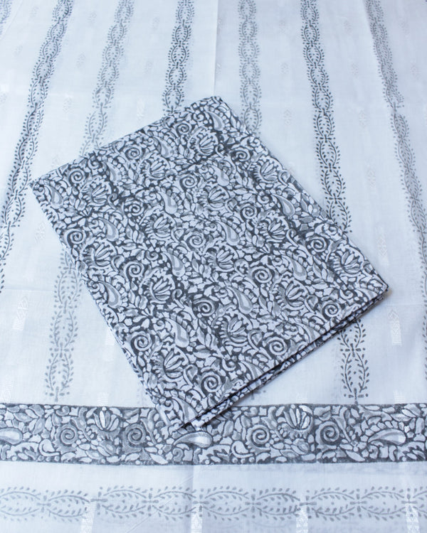 MIDNIGHT WHIRL - COTTON LAWN - 2 PC - 5057